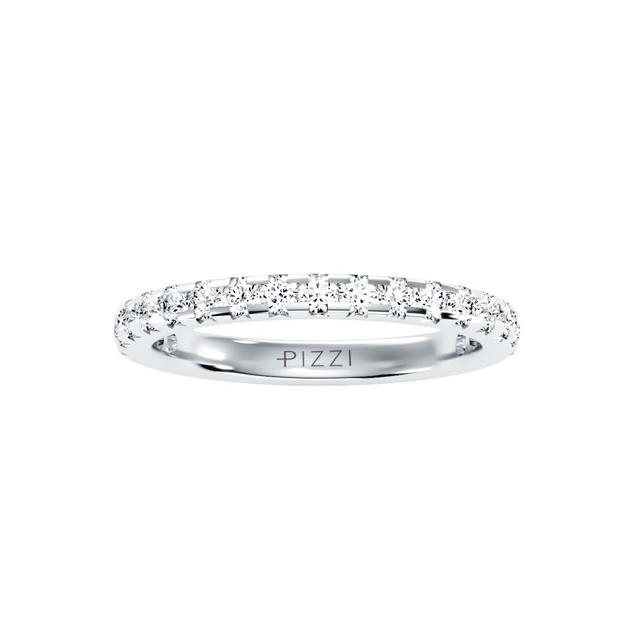 18k White Gold Eternity Ring with 0.75 Carat Diamonds