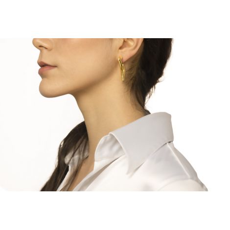 18KT Style white gold  earrings