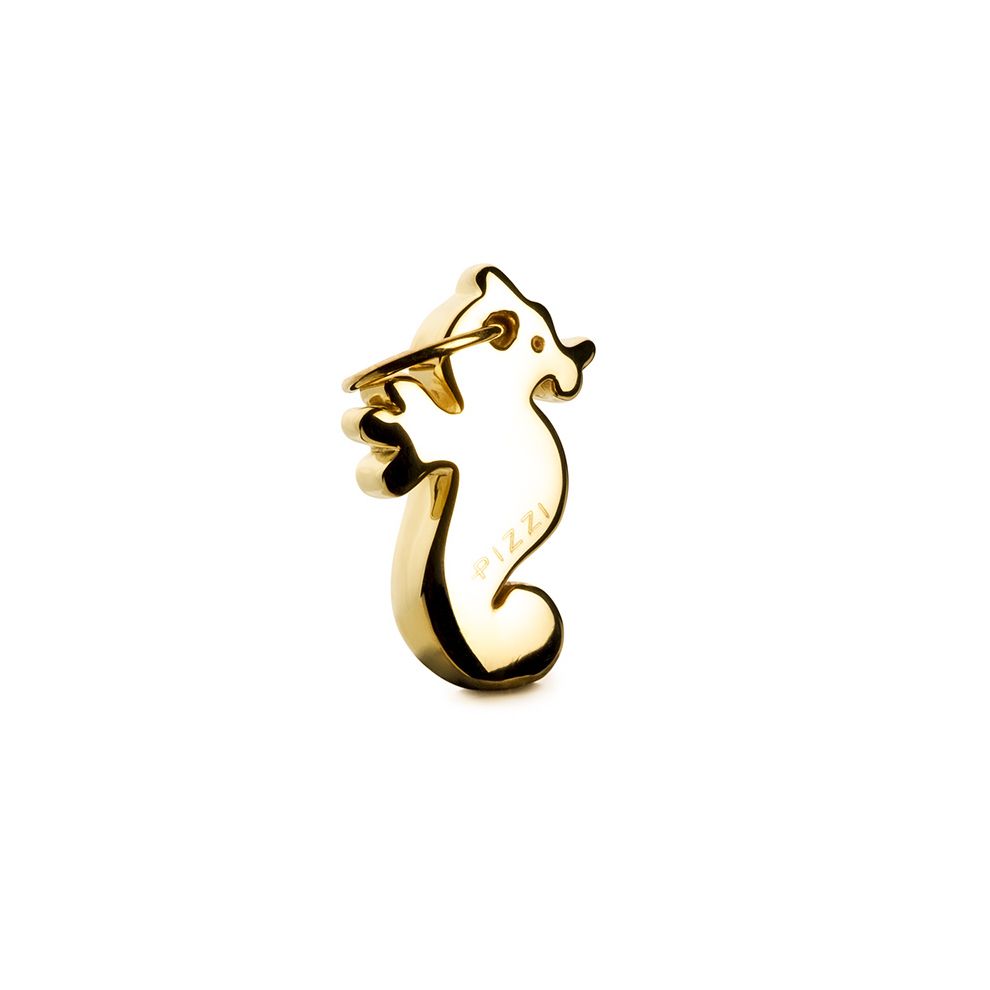 18kt yellow Gold Seahorse Necklace