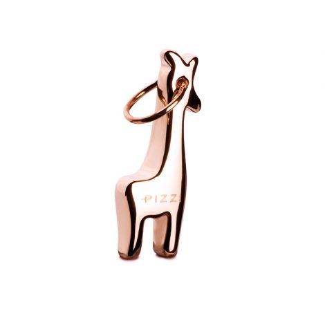 Catenina in Oro 18kt rosa con pendente Giraffa