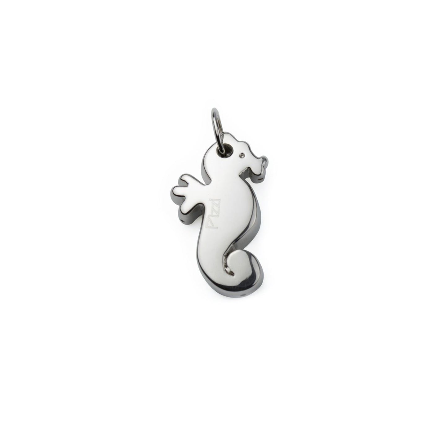 Collana con pendente in argento cavalluccio marino grande