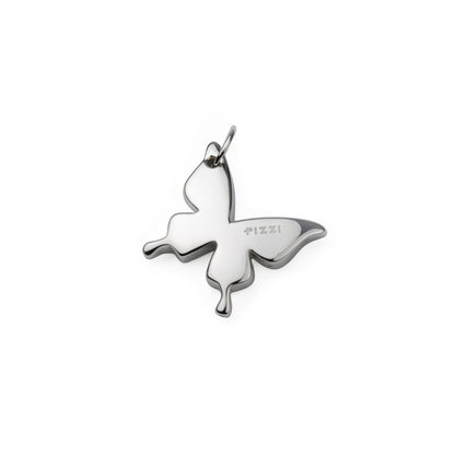 Collana con pendente in argento farfalla grande