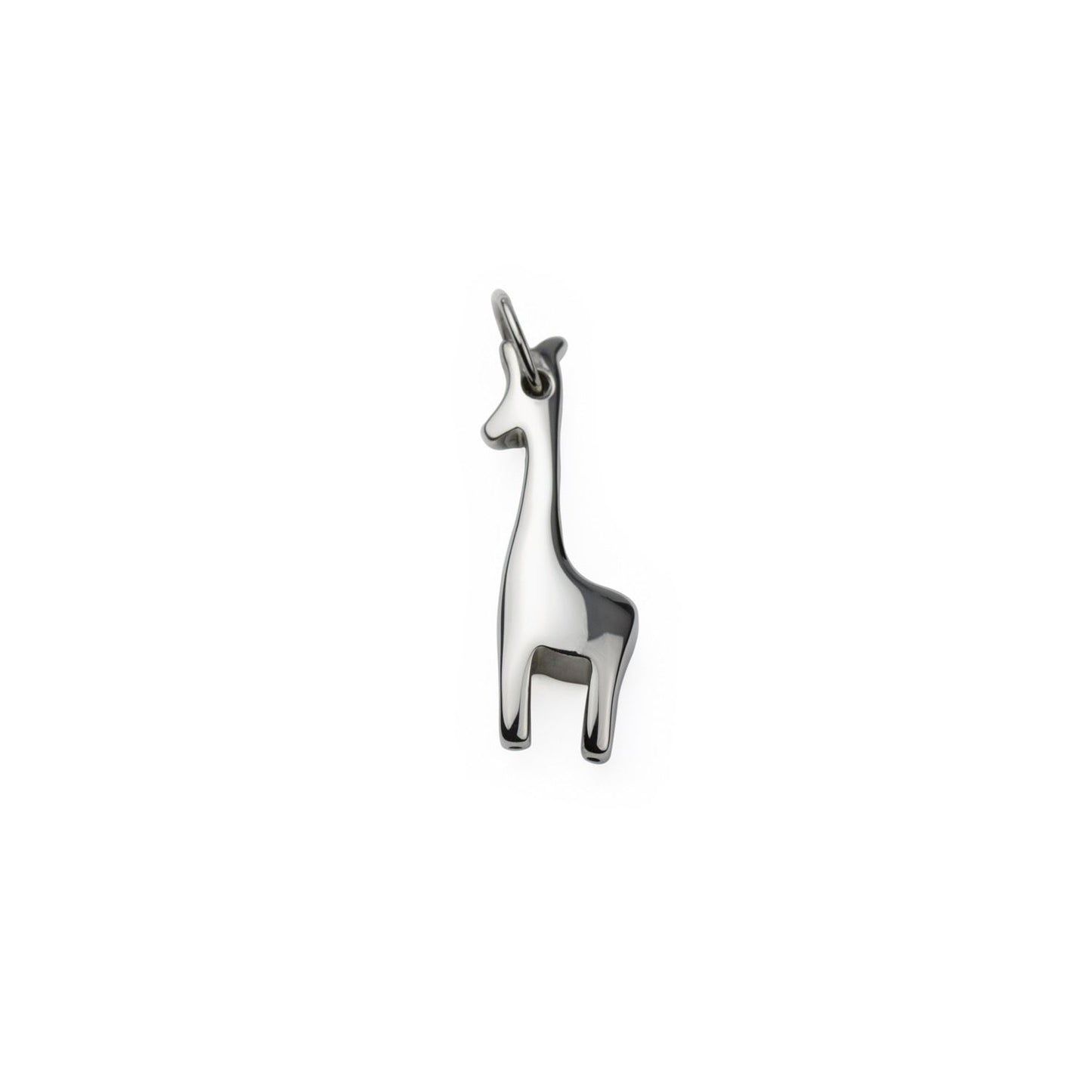 Collana con pendente in argento giraffa grande