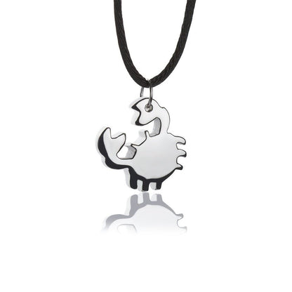 Collana con pendente in argento granchio grande