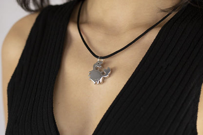Collana con pendente in argento granchio grande