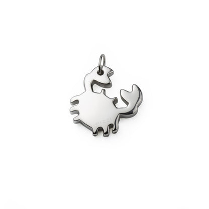 Collana con pendente in argento granchio grande