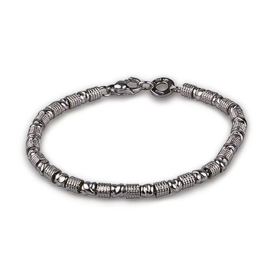 Bracciale in argento uomo a