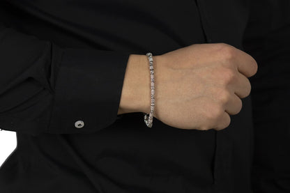 Men's silver bracelet
