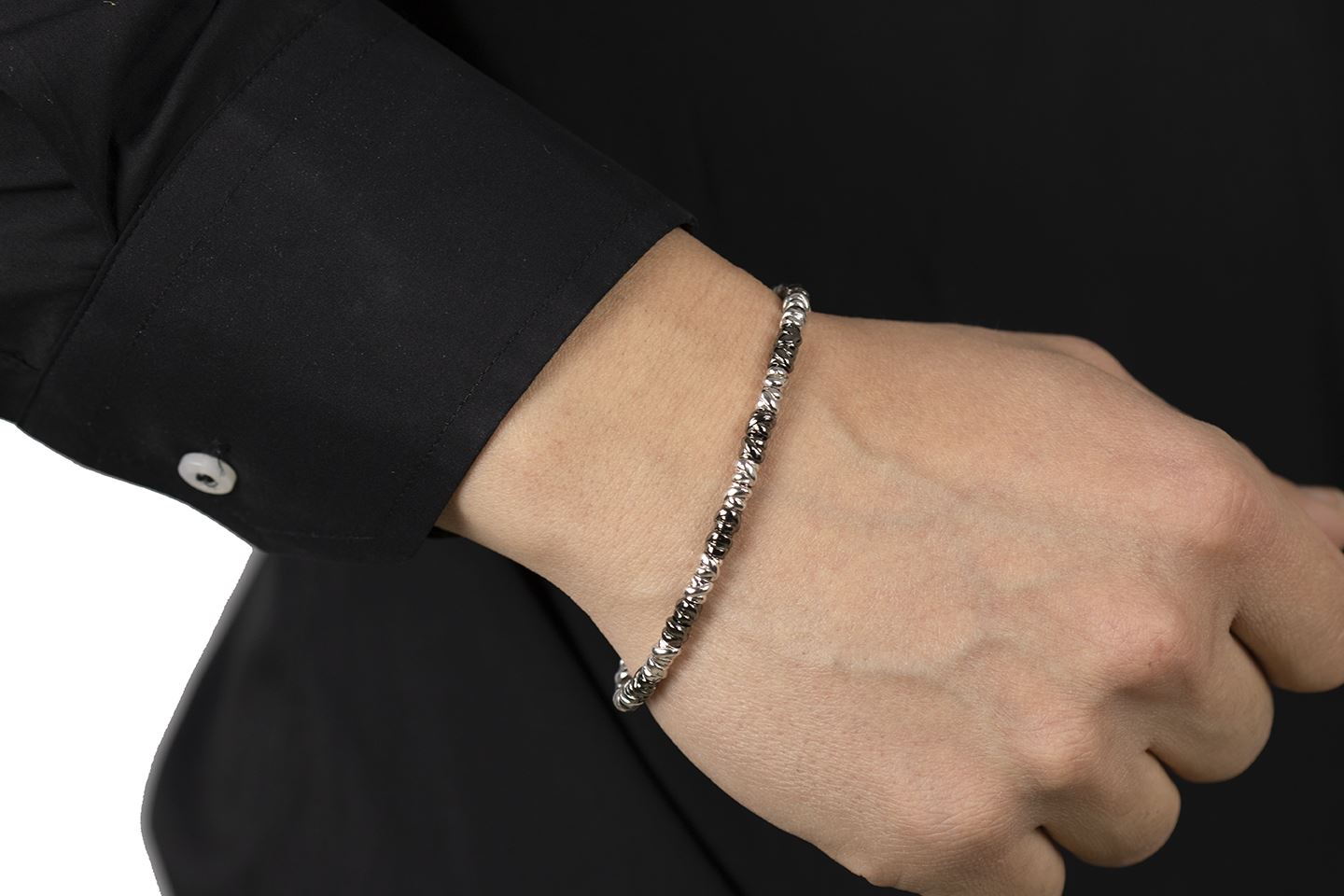 Herren-Silberarmband c