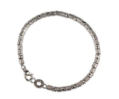 Men's silver bracelet