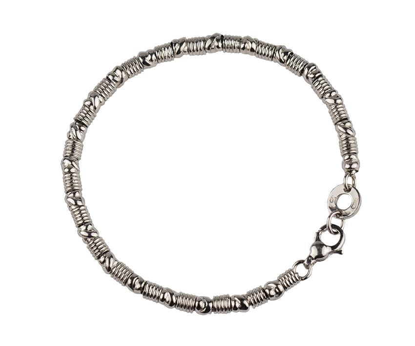 Silbernes Herrenarmband und