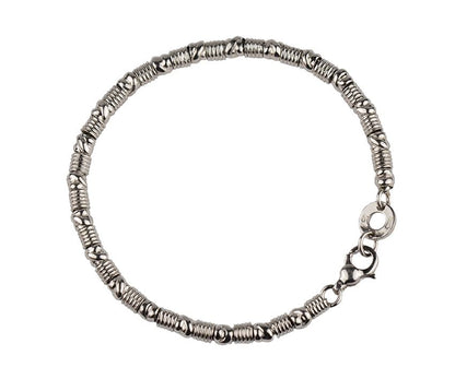 Men's silver bracelet and