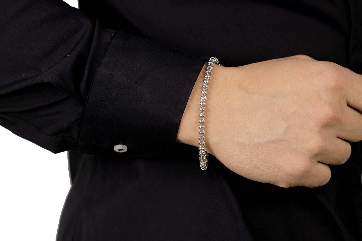 Men's silver bracelet f