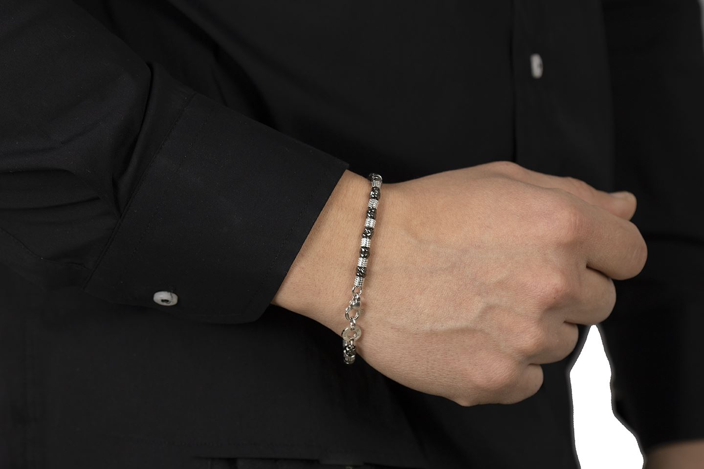 Bracciale in argento uomo g