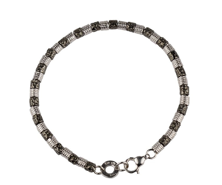 Bracciale in argento uomo h