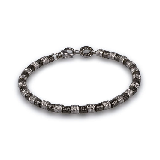Bracciale in argento uomo l
