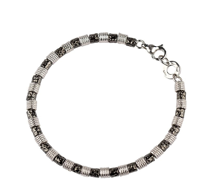 Bracciale in argento uomo l