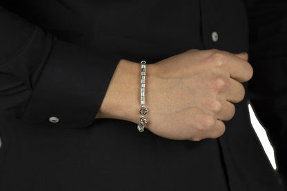 Men's silver bracelet m