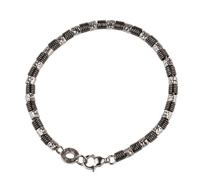 Men's silver bracelet or