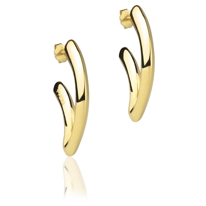 18kt yellow gold earrings style