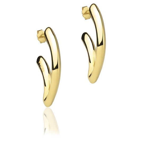 Orecchini in oro giallo 18kt style