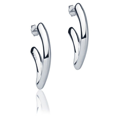 Orecchini in oro bianco 18k style
