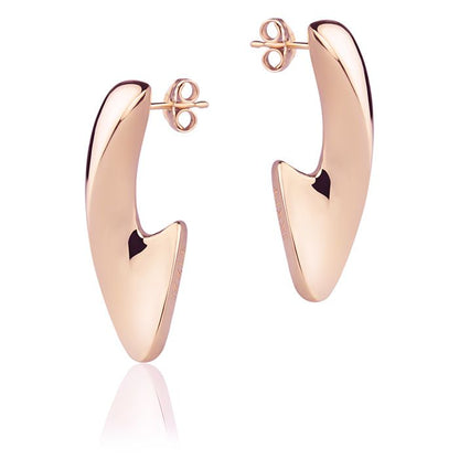 Orecchini in oro rosa 18kt style