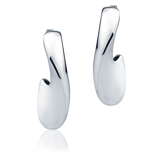 18k white gold earrings style