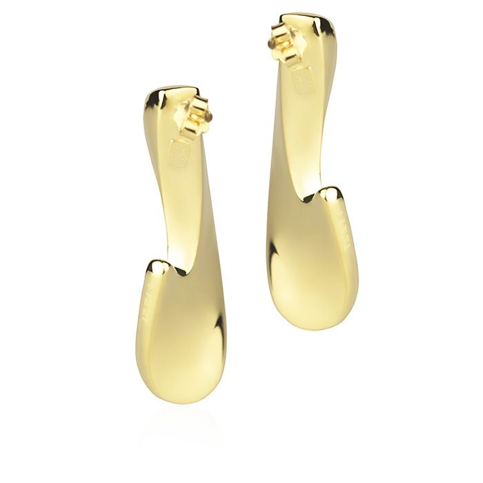Orecchini in oro giallo 18kt style