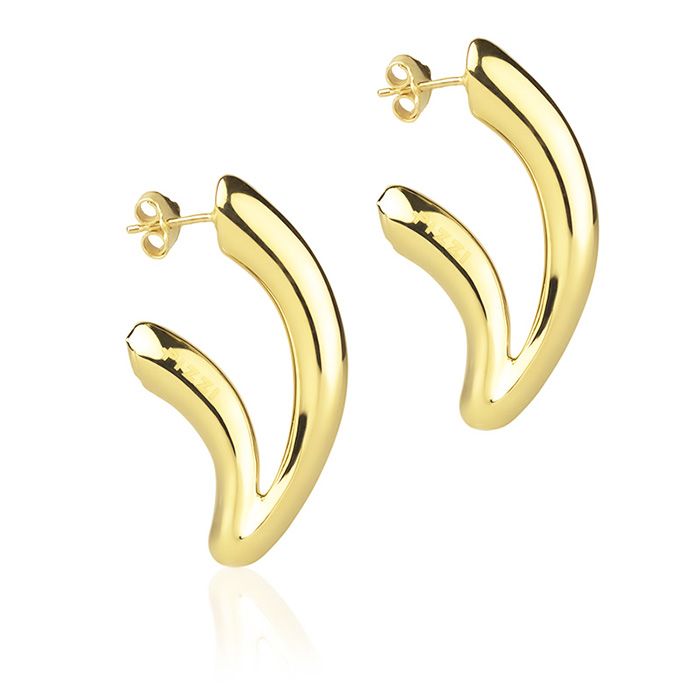 18kt yellow gold earrings style