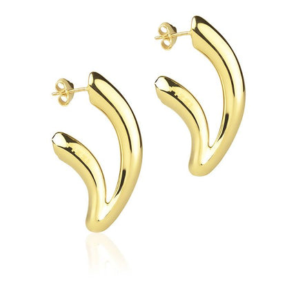 18kt yellow gold earrings style