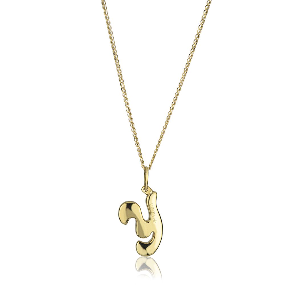 Collana in oro giallo 18kt con iniziale lettera y