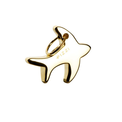 Collana in oro giallo 18kt con pendente rondine