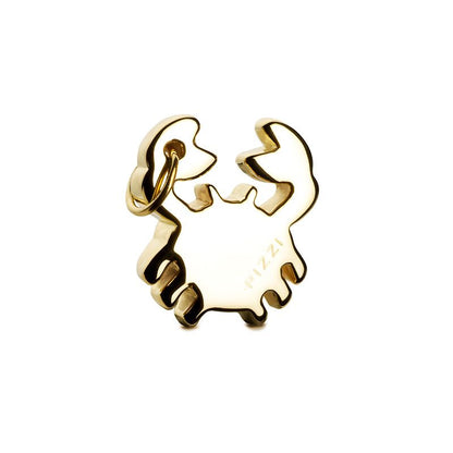 Collana in oro 18kt giallo con pendente granchio