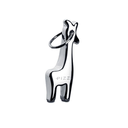Collana con pendente in argento giraffa