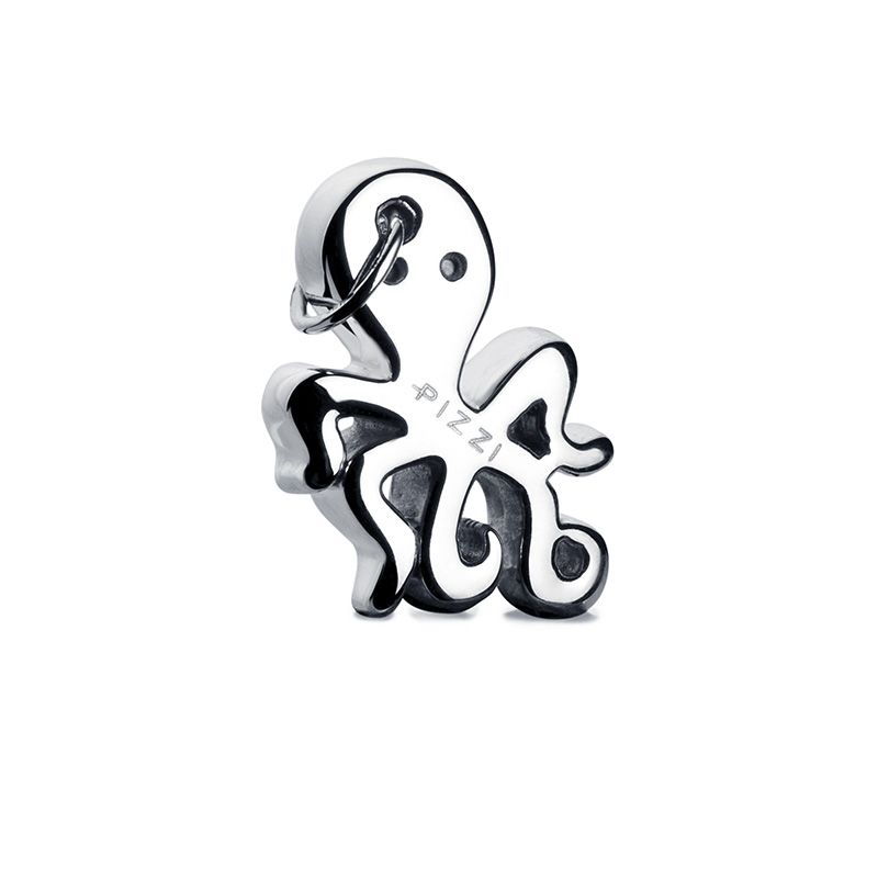 Silver Octopus Pendant Necklace