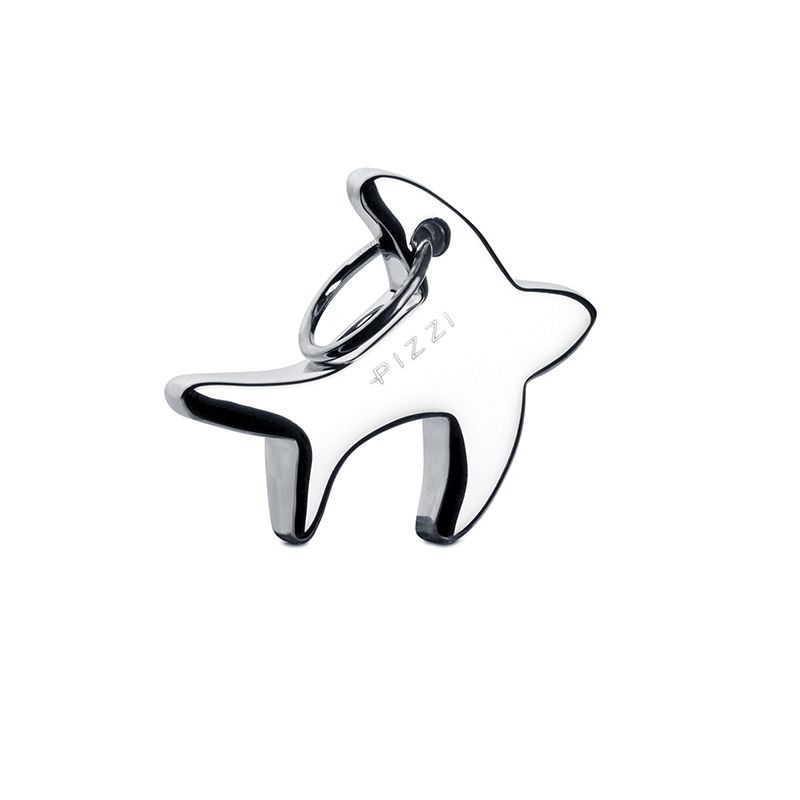 Collana con pendente in argento rondine