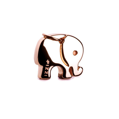 Collana in oro rosa 18kt con pendente elefante