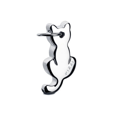Collana in oro 18kt con pendente gatto