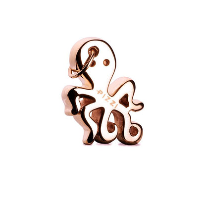 Collana in oro rosa 18kt con pendente polipo