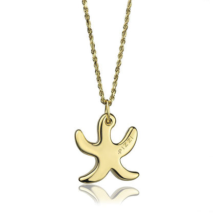 Collana in oro 18kt con pendente stella marina