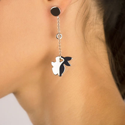 Orecchini Argento Pendente Coniglio