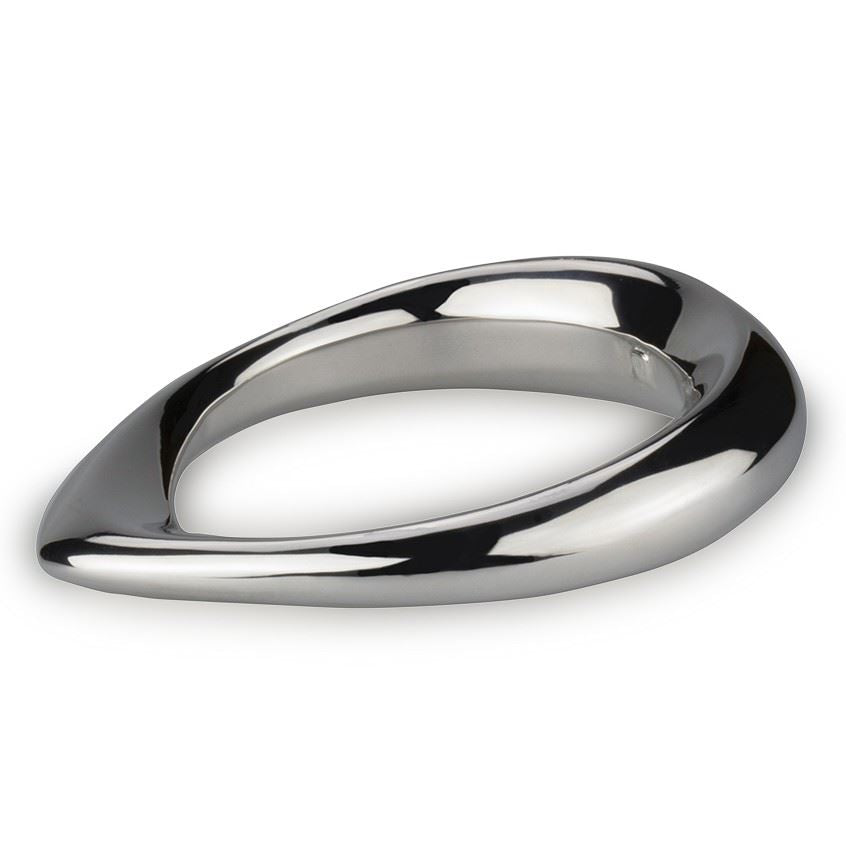 Starres ovales Silberarmband