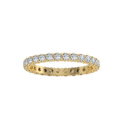 Ewigkeitsring aus 18-karätigem Gelbgold mit 2,4 Karat Diamanten