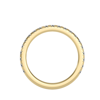 Ewigkeitsring aus 18-karätigem Gelbgold mit 0,75 Karat Diamanten