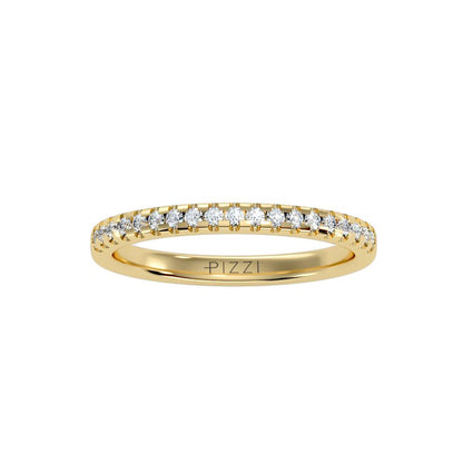Ewigkeitsring aus 18-karätigem Gelbgold mit 0,20 Karat Diamanten