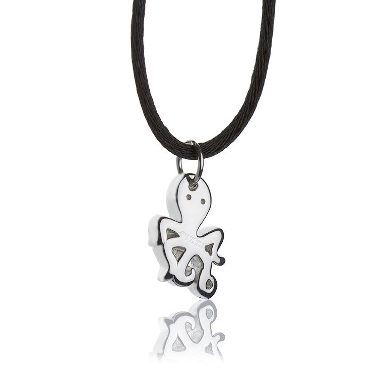 Silver Octopus Pendant Necklace