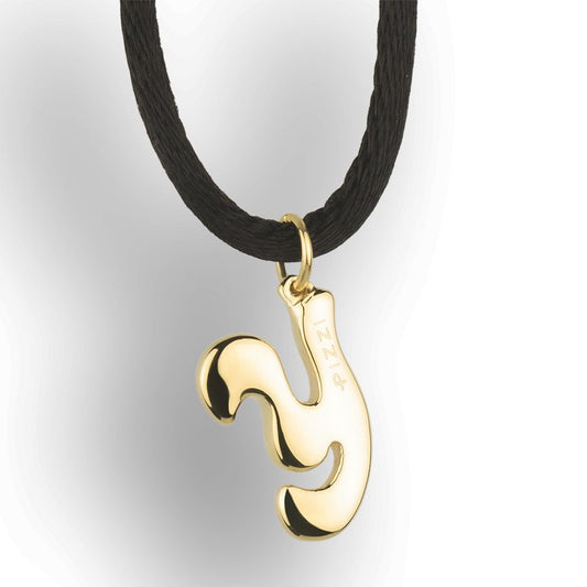 Pendente con laccio iniziale lettera y in oro giallo 18kt