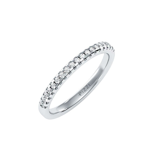 18k White Gold Eternity Ring with 0.20-Carat Diamonds