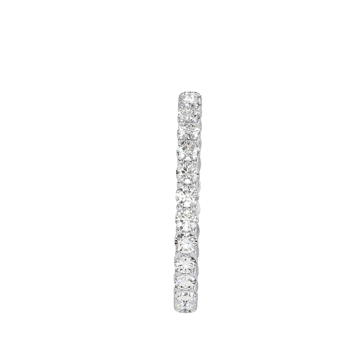 18k White Gold Eternity Ring with 2.4 Carat Diamonds